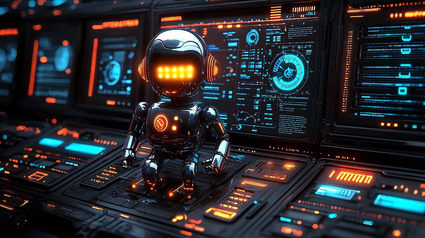 AI robot managing VPS servers